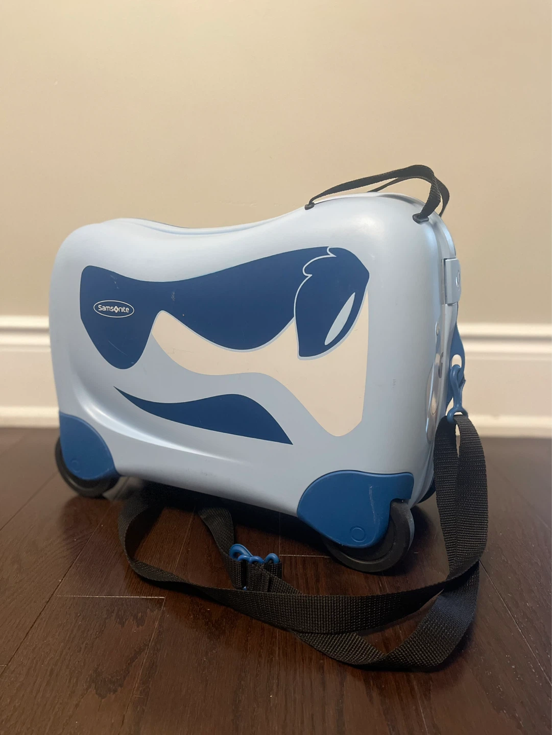 Samsonite Kids Ride-On Suitcase - Blue Dog Design