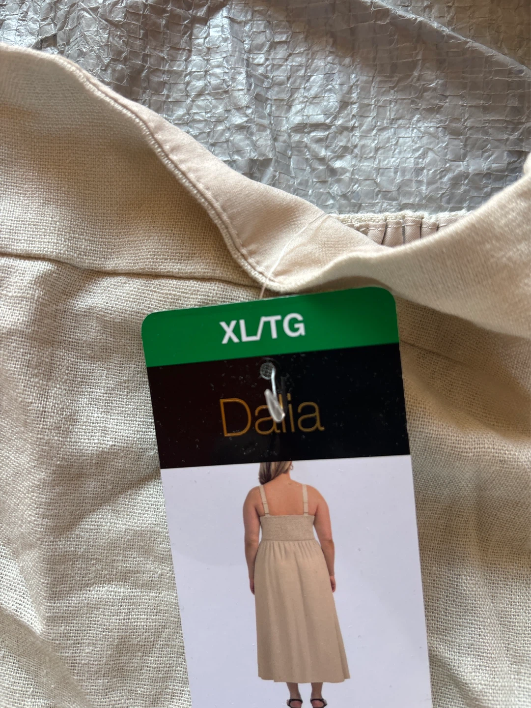 Dalia Women's Linen Blend Maxi Dress XL/TG - photo 4