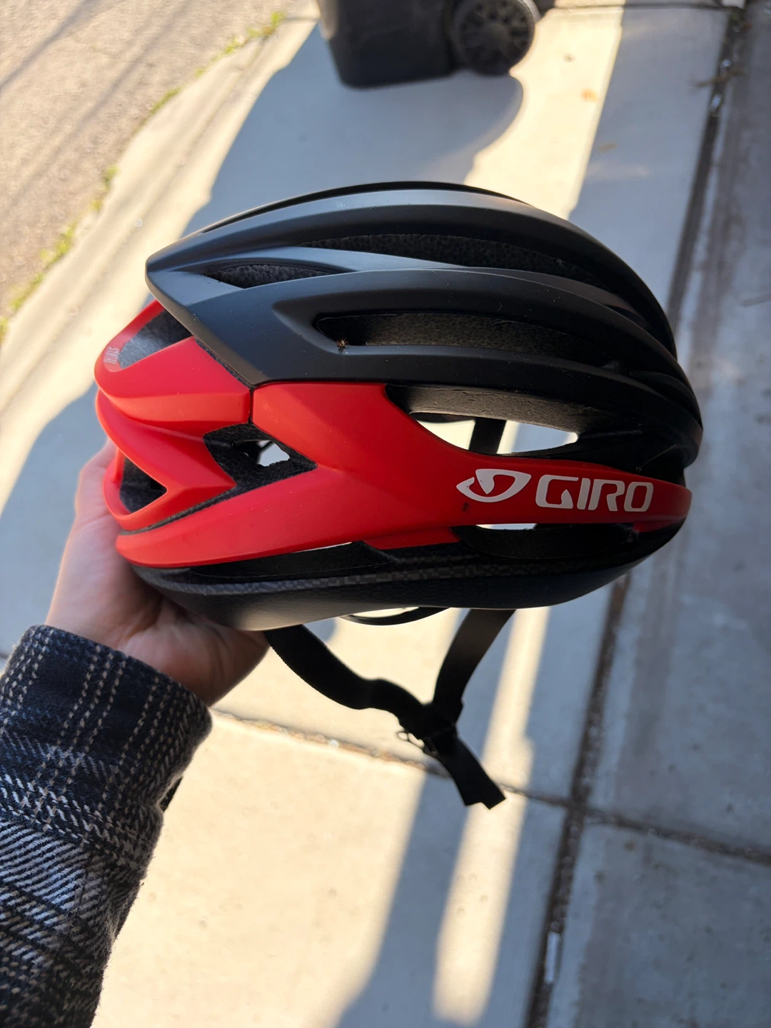 Giro Black and Red Cycling Helmet