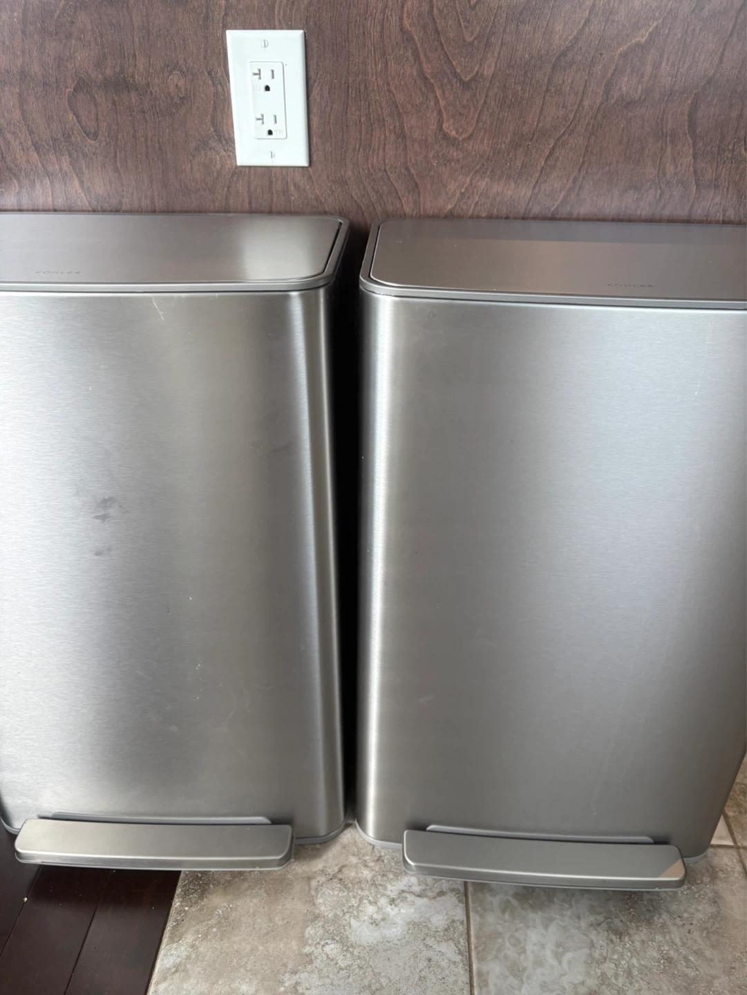 Kohler Stainless Steel Step Can Trash Bin