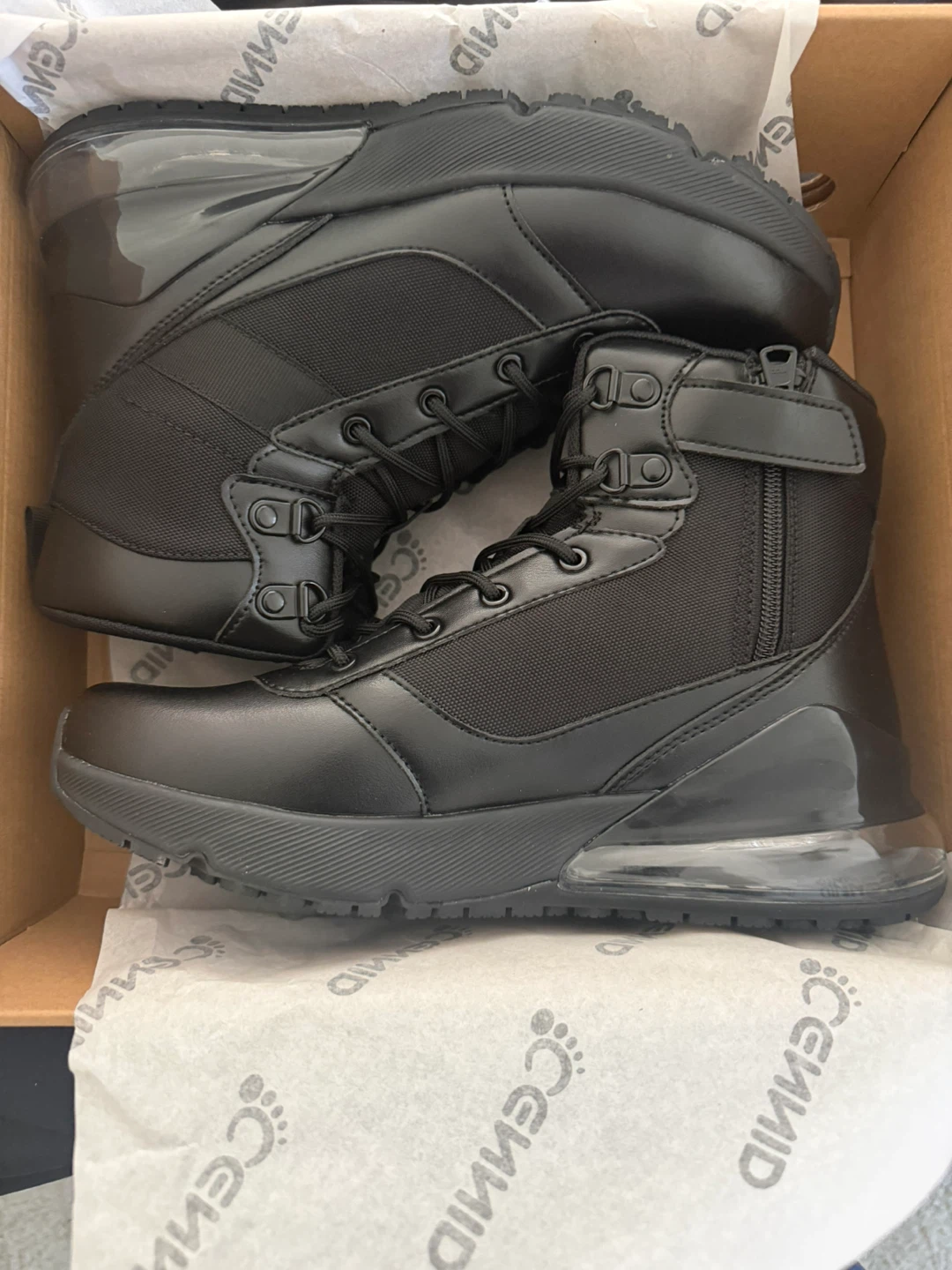 Black Combat Boots