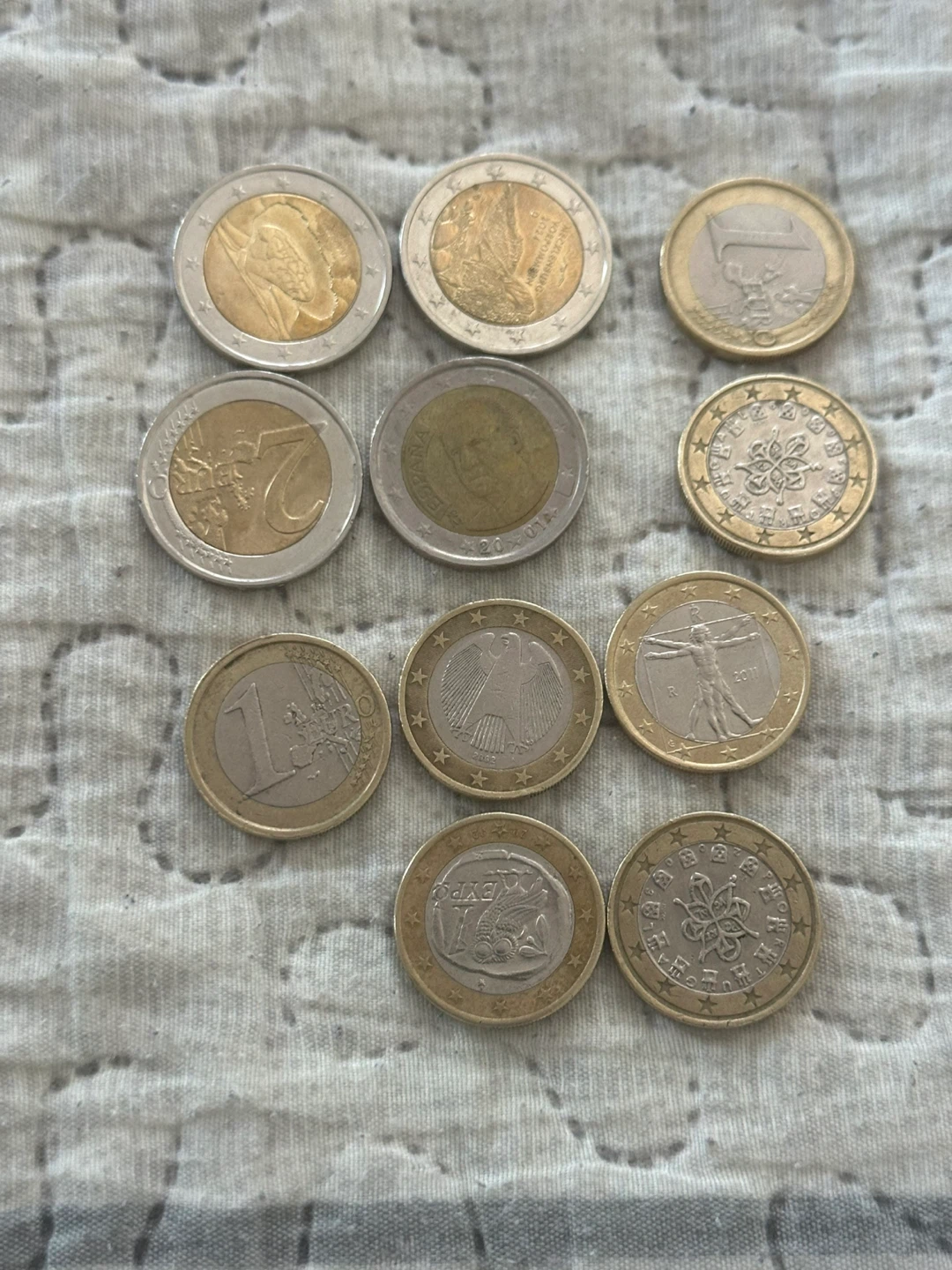 15 of Euro Coins