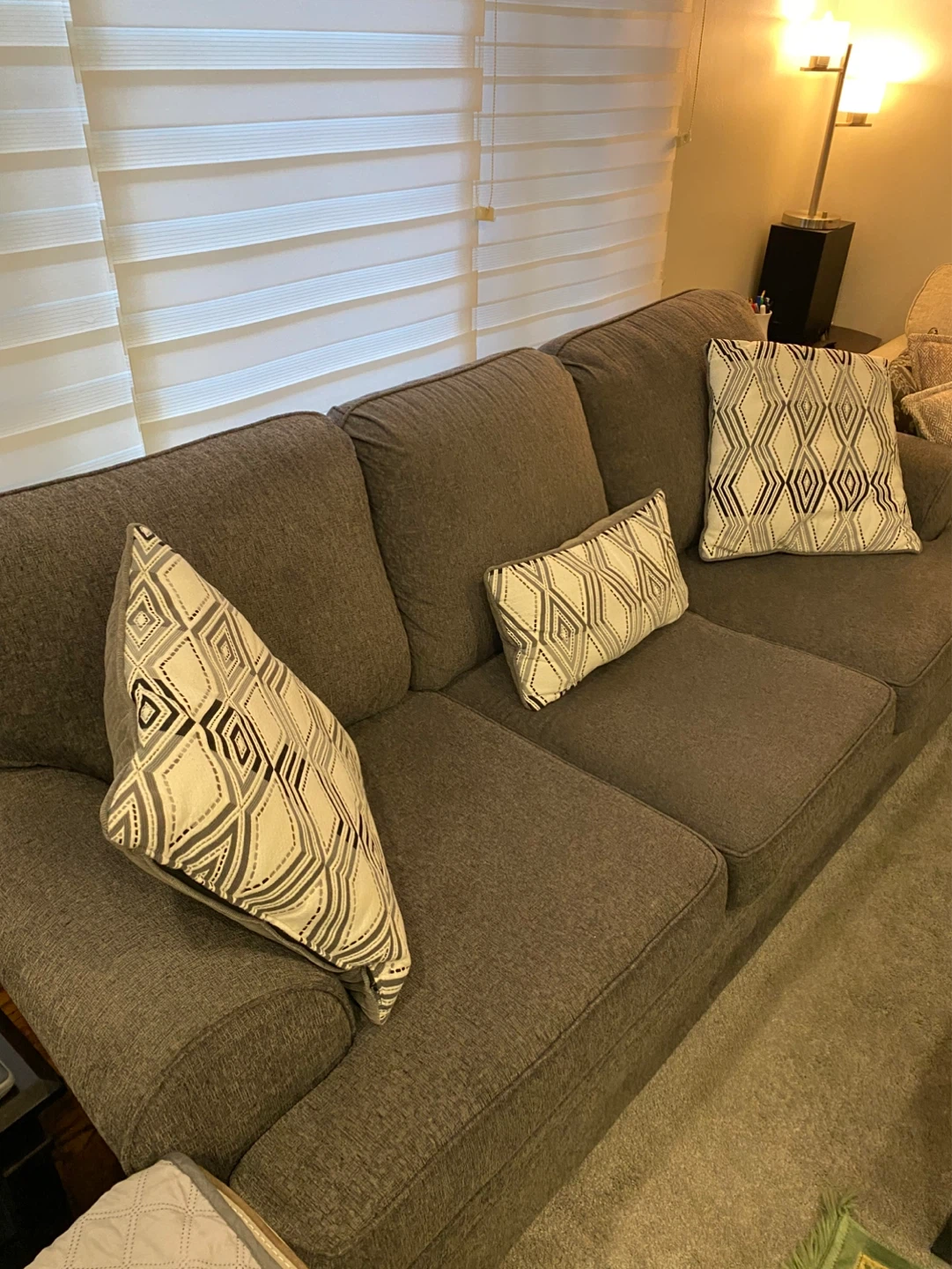 GREY FABRIC SOFA - photo 2
