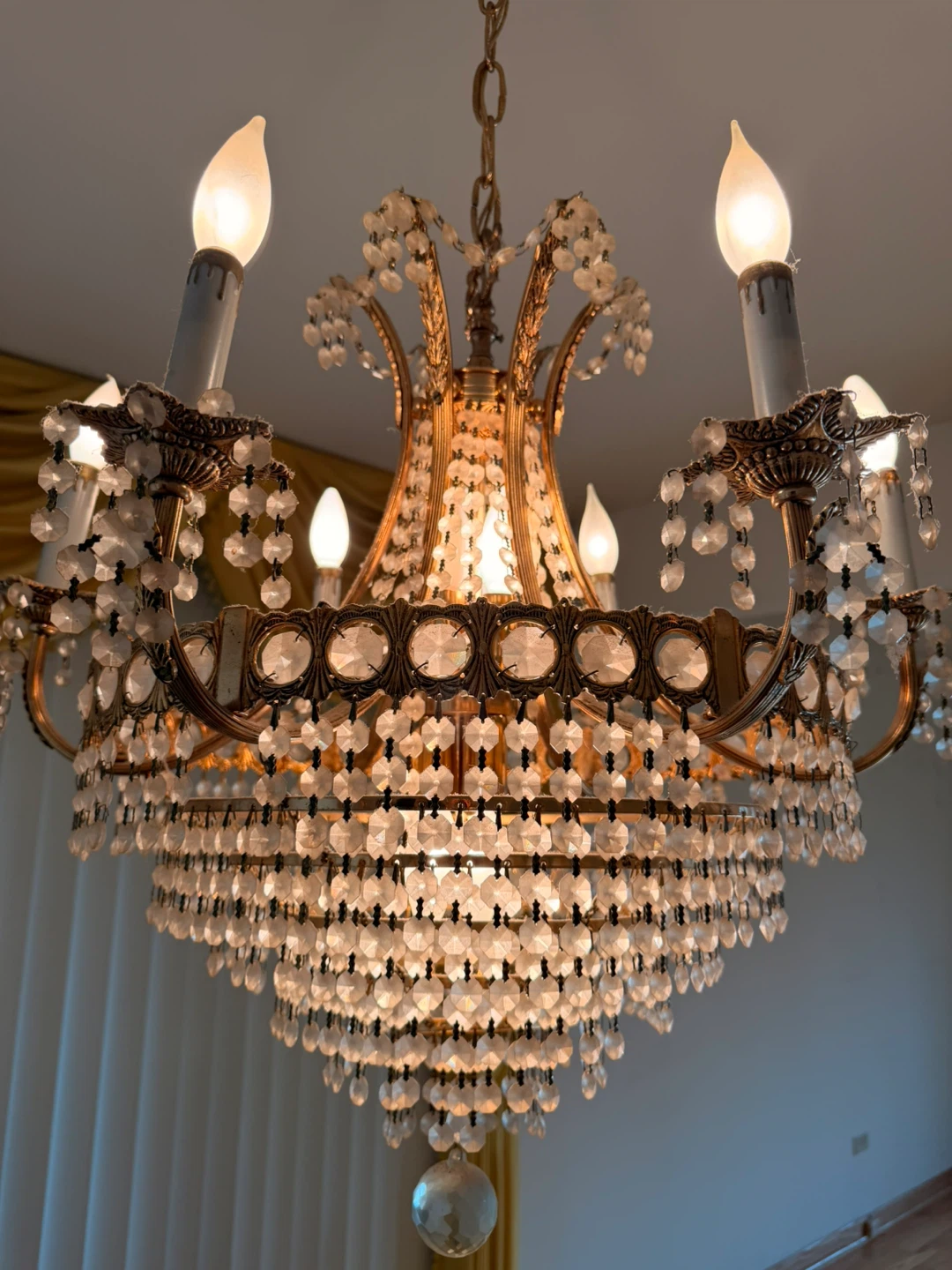 Vintage Crystal Chandelier - photo 2