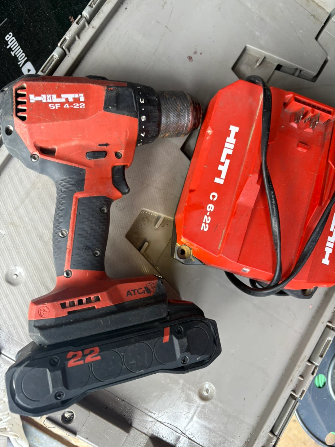 Hilti SF 4-22 Cordless Drill with C 6-22 Charger
