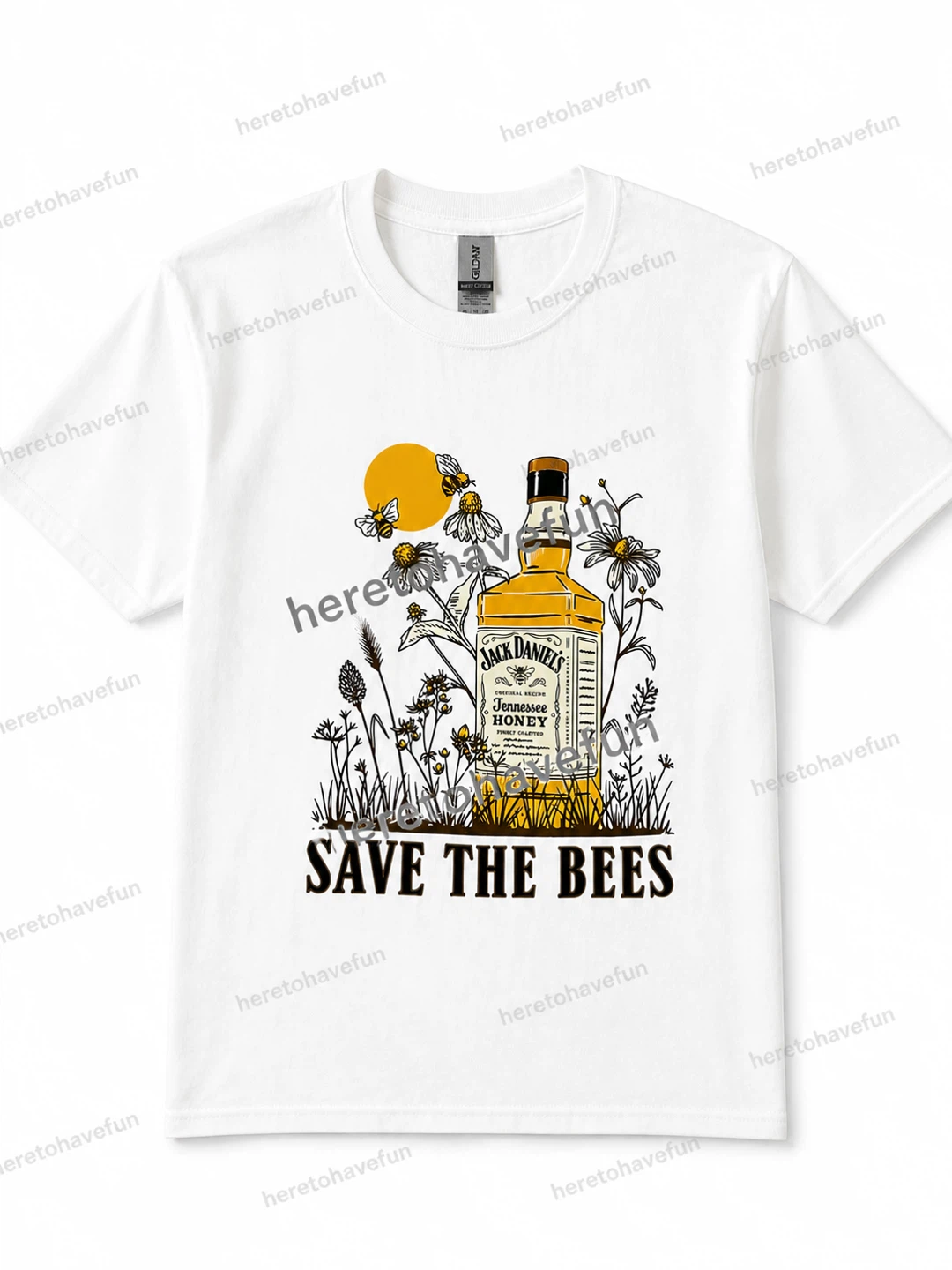 Jack Daniel's Tennessee Honey Save the Bees T-Shirt
