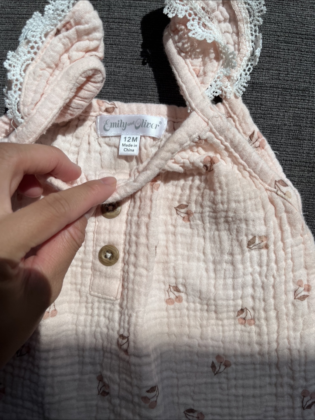 Pink Romper 12 months - photo 2