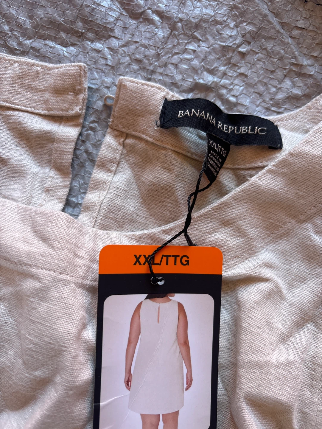Banana Republic Sleeveless Dress - XXLTG - Beige - photo 3