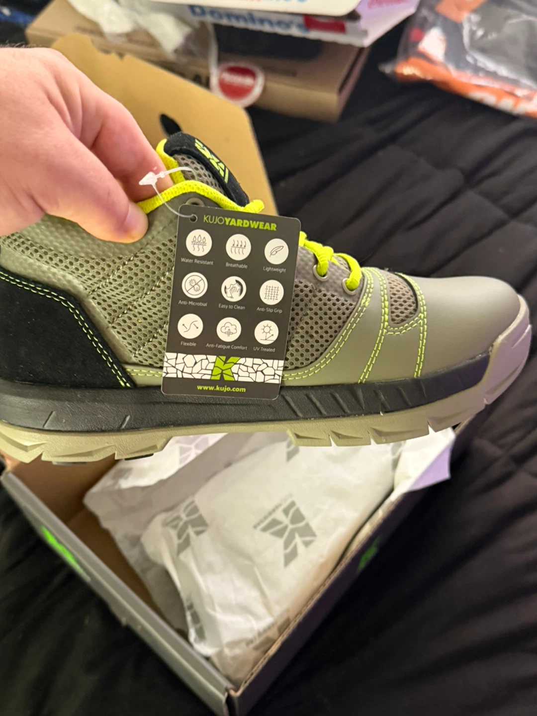 Kujo Ultimate Yard Work Shoe - Grey/Green Men's Size 8.5 - photo 3