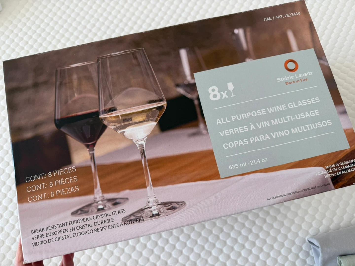 NEW Stölzle Lausitz All Purpose Wine Glasses (8-Pack)