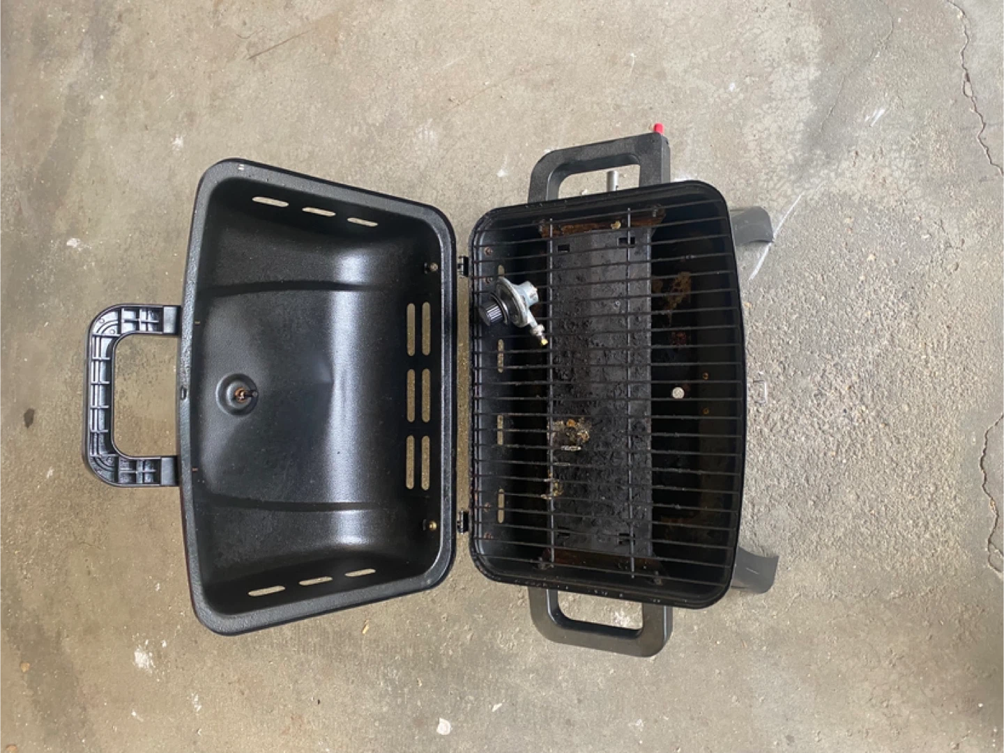 Black Portable Propane Grill - photo 2