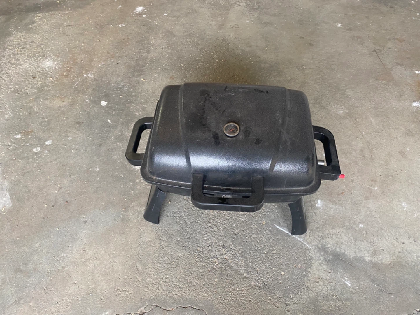 Black Portable Propane Grill