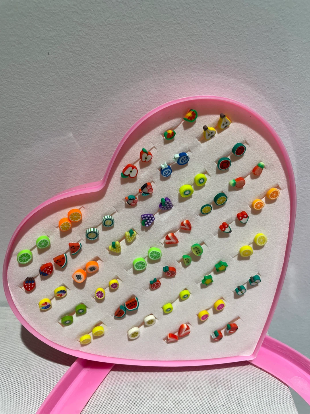 Assorted Fruit & Food Themed Stud Earrings Set - photo 2