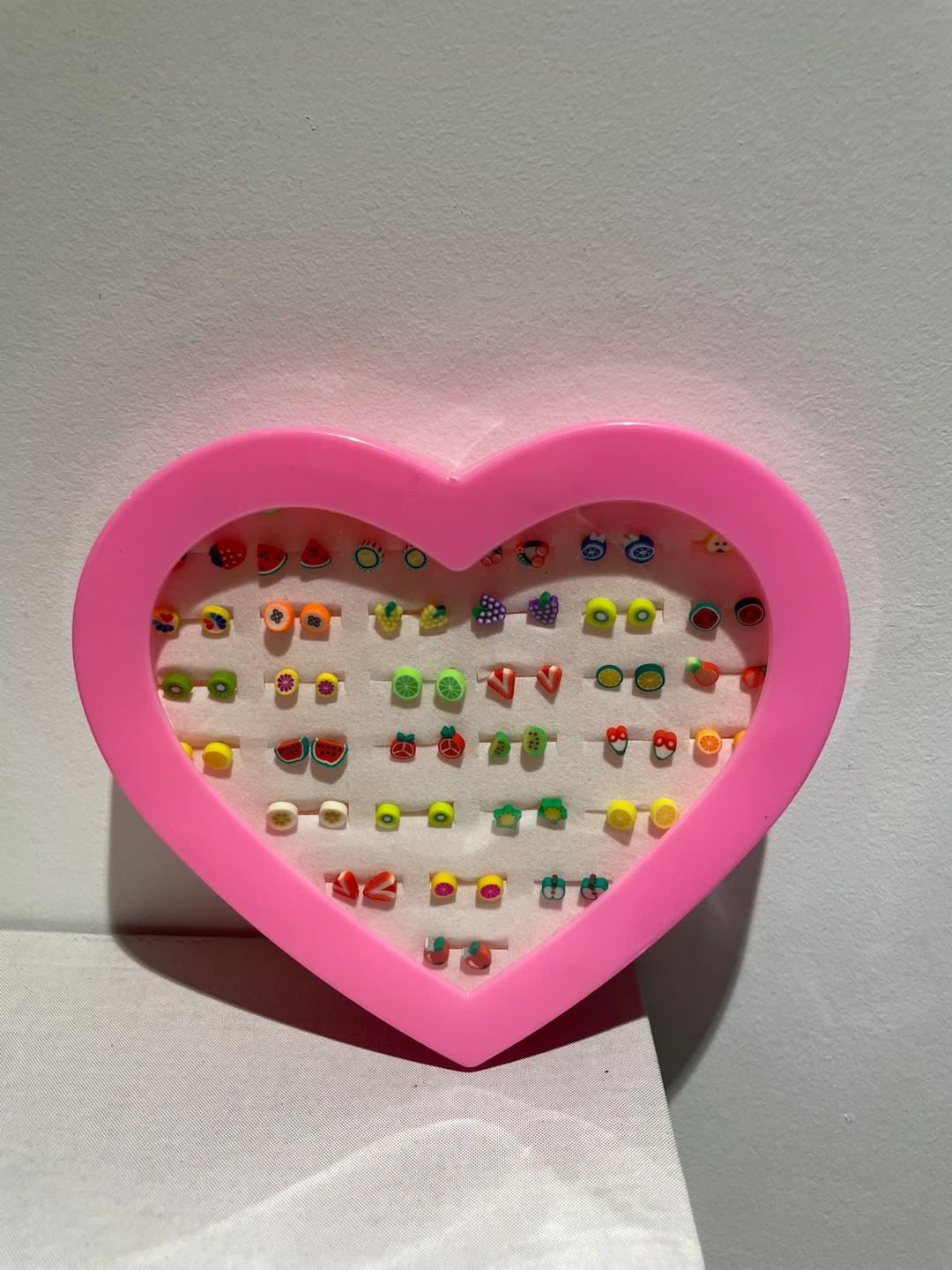 Assorted Fruit & Food Themed Stud Earrings Set