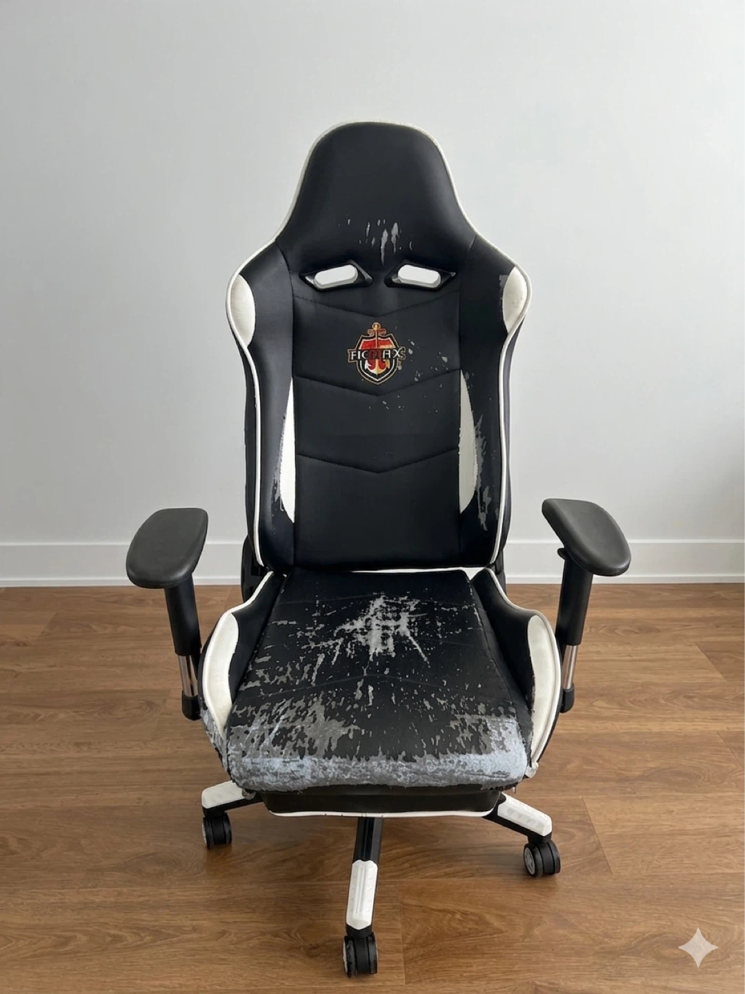 Black and White Gaming Chair