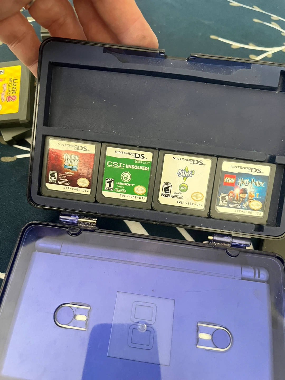 Nintendo DS Silver with Games and Accessories - photo 4