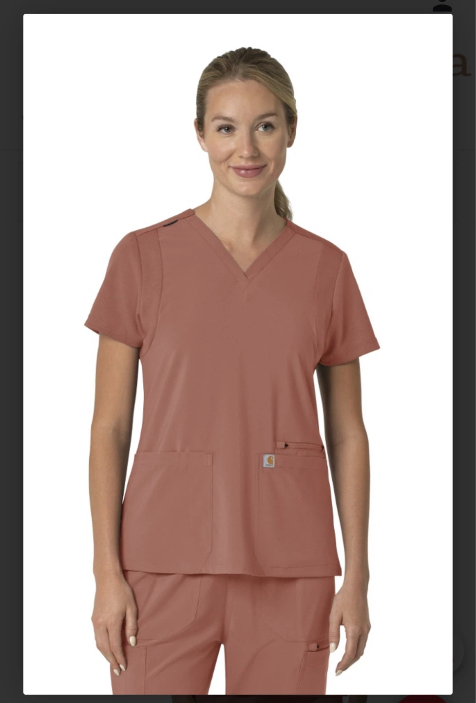 Carhartt Women's Scrub Top & Pants Set