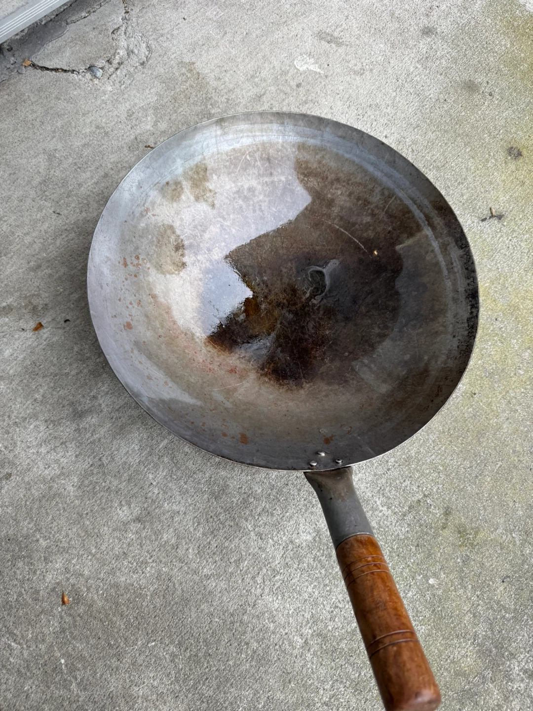 Metal Wok with Lid and Ring