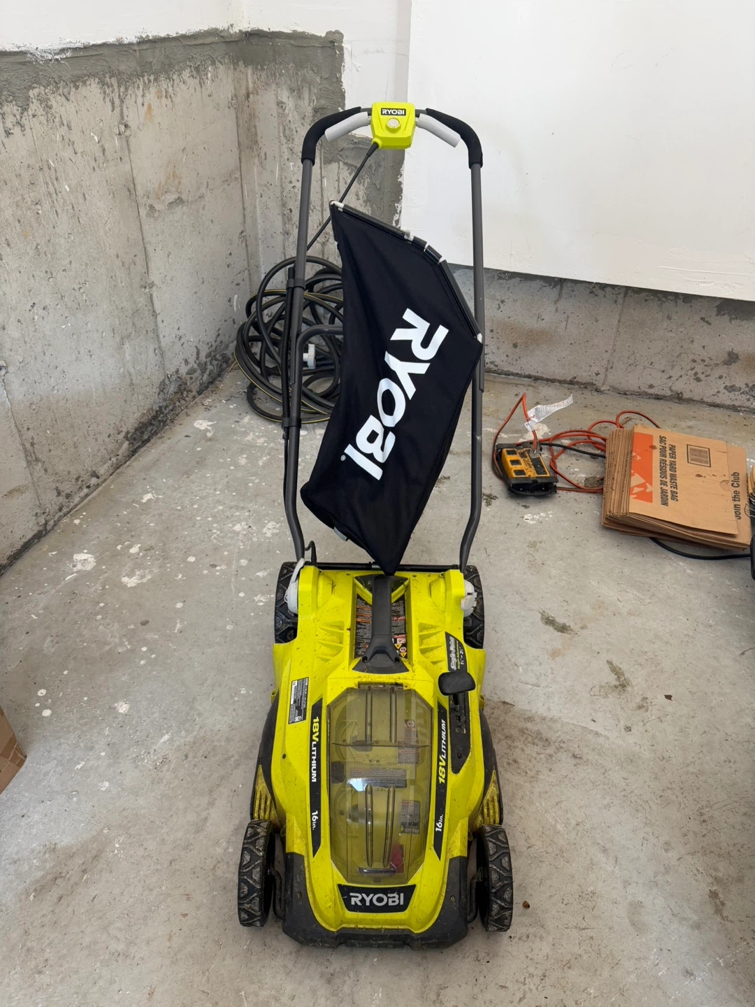 Ryobi 18V ONE+ Cordless Mower, Trimmer, and Blower Combo Kit