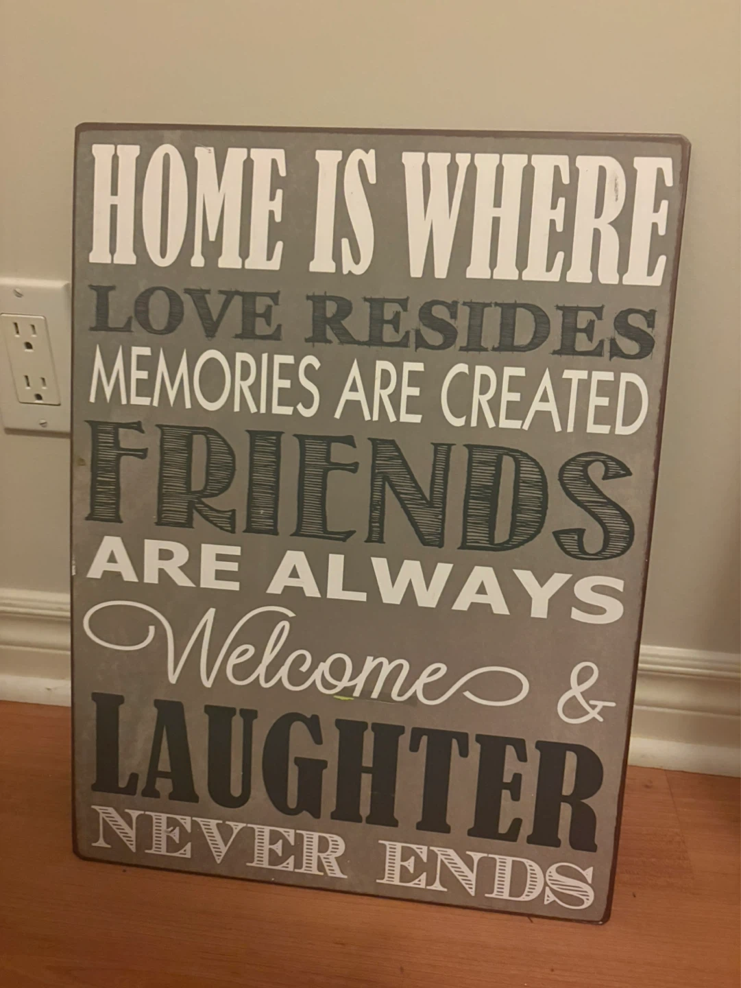 Home Decor Wall Sign