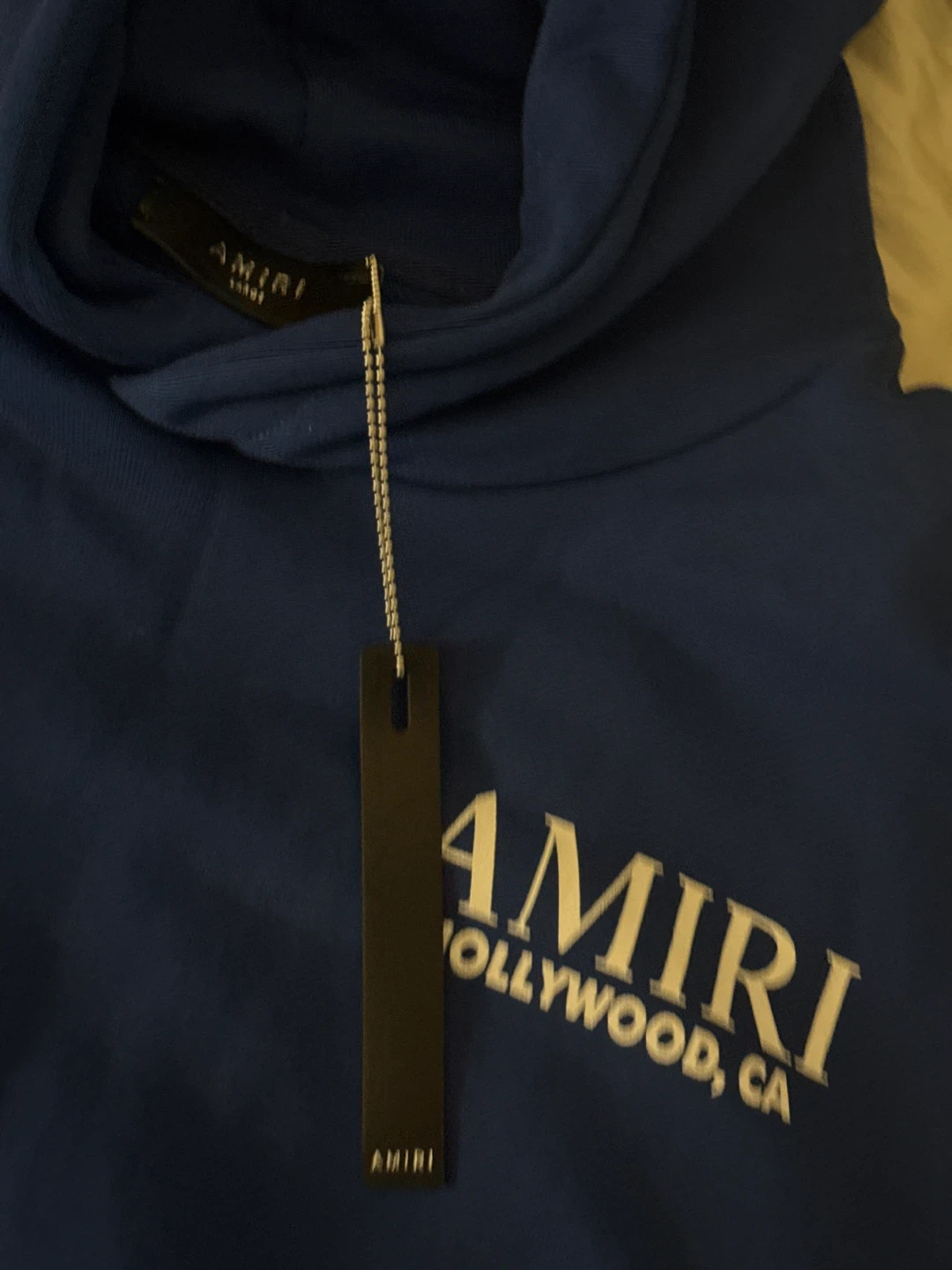 AMIRI Hollywood, CA Blue Bone Print Hoodie - photo 2