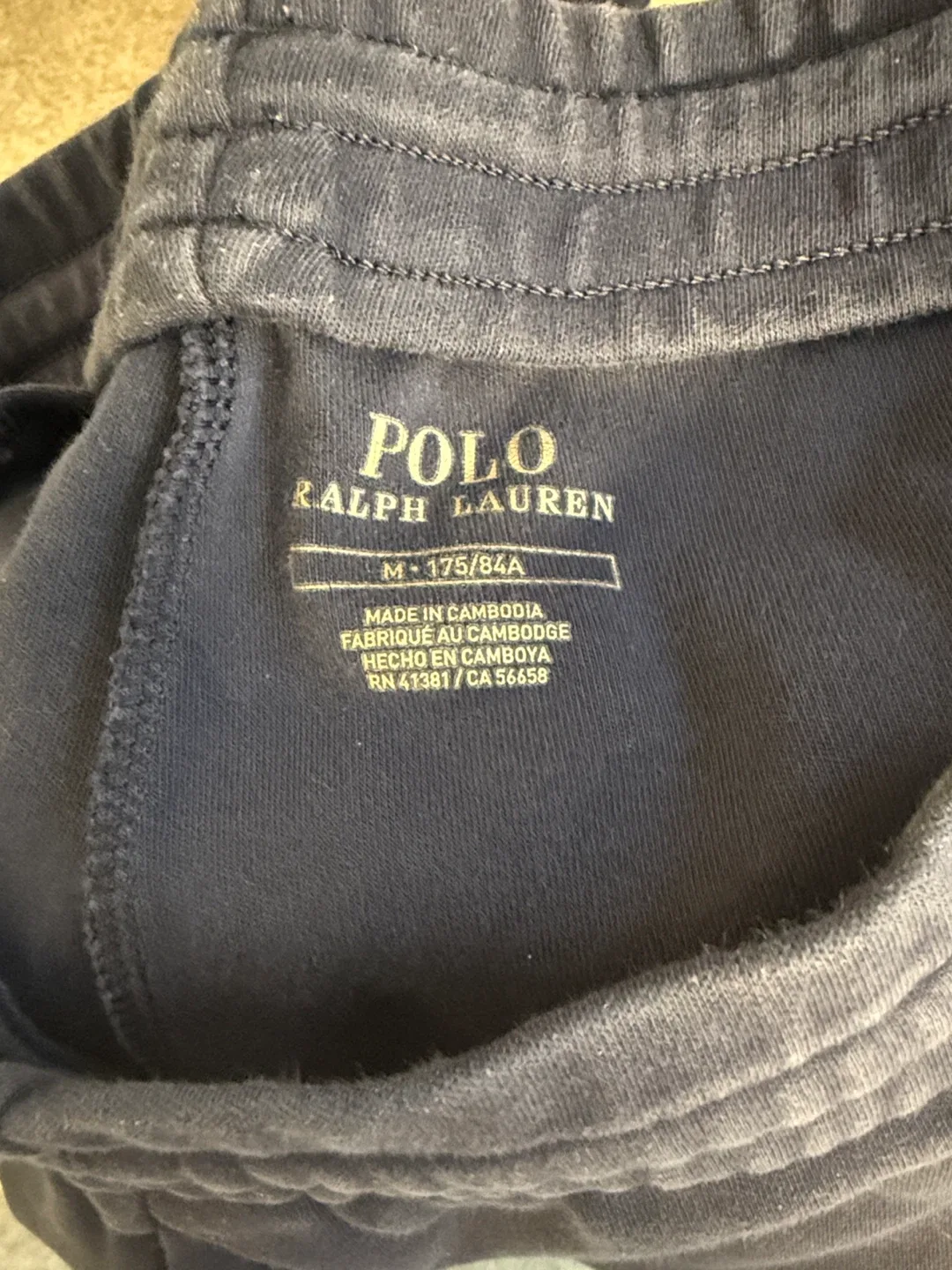 Polo Ralph Lauren Navy Jogger Sweatpants Size M - photo 3