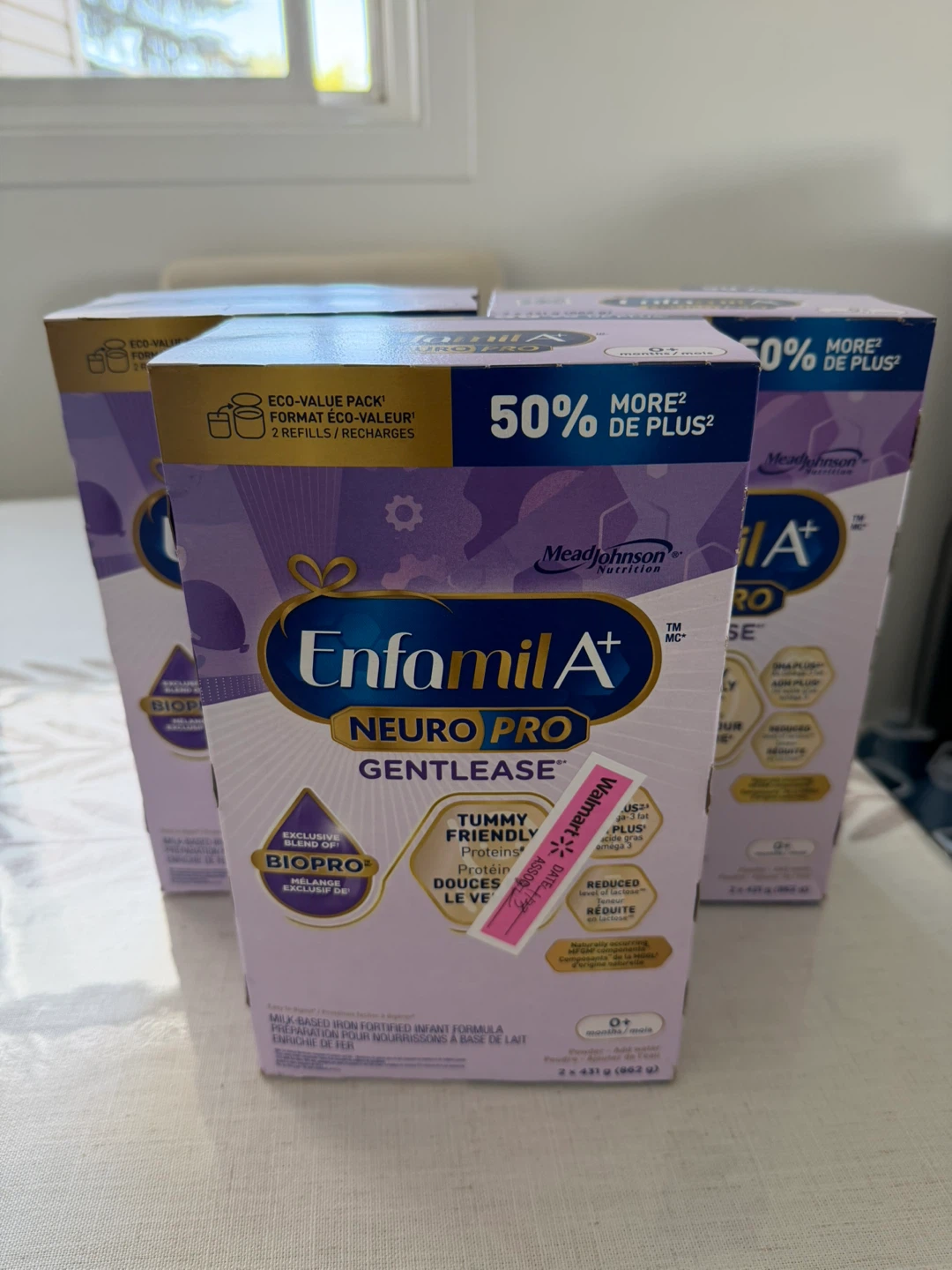 3 boxes Enfamil NeuroPro Gentlease