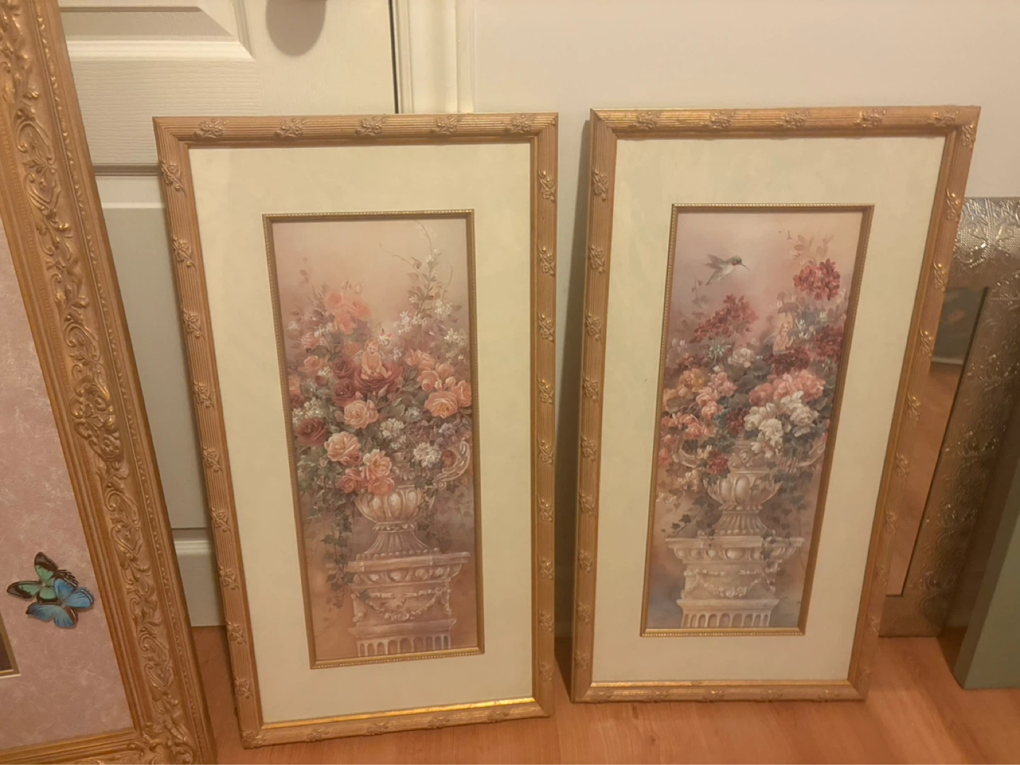 Framed Floral Artwork Set - photo 3