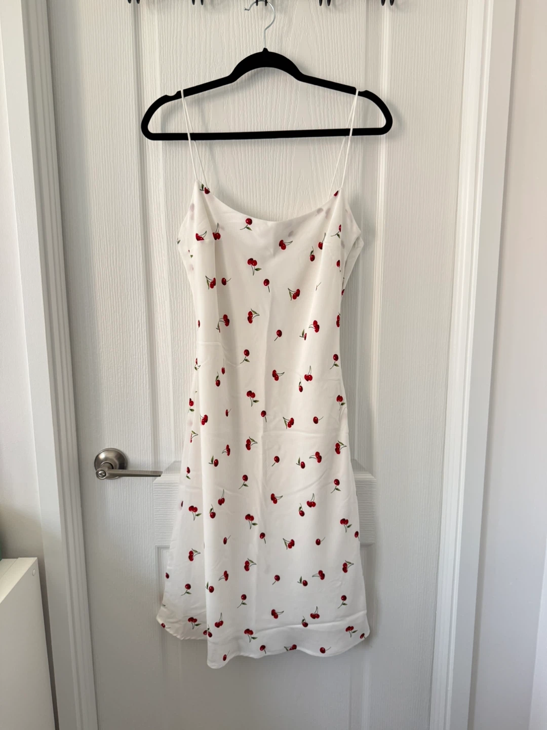Abercrombie Cherry Print Slip Dress