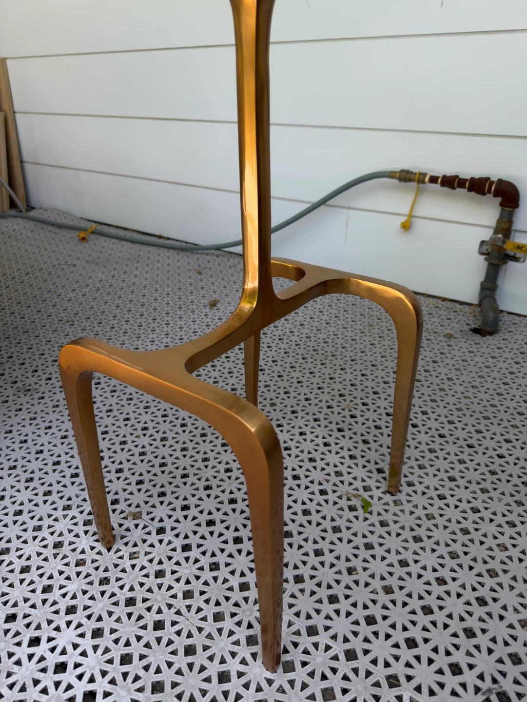 CB2 Marble Top Side Table - photo 3