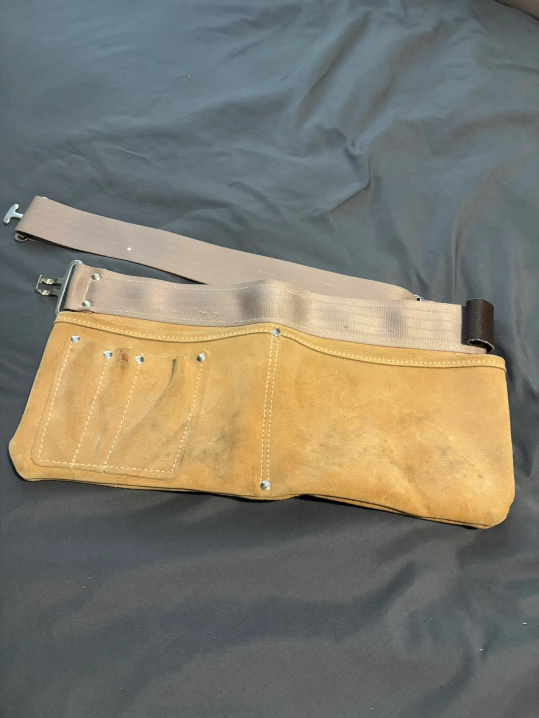 Suede Tool Belt Pouch