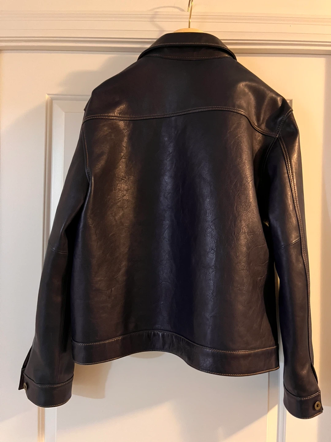 Y'2 Leather IB-140 Indigo Horse Hide Type 1 Jacket Size 46 - photo 2