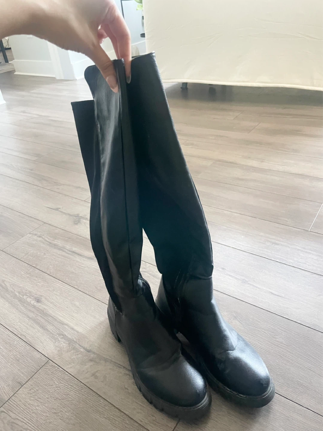 Ardene Black Knee-High Boots - photo 2