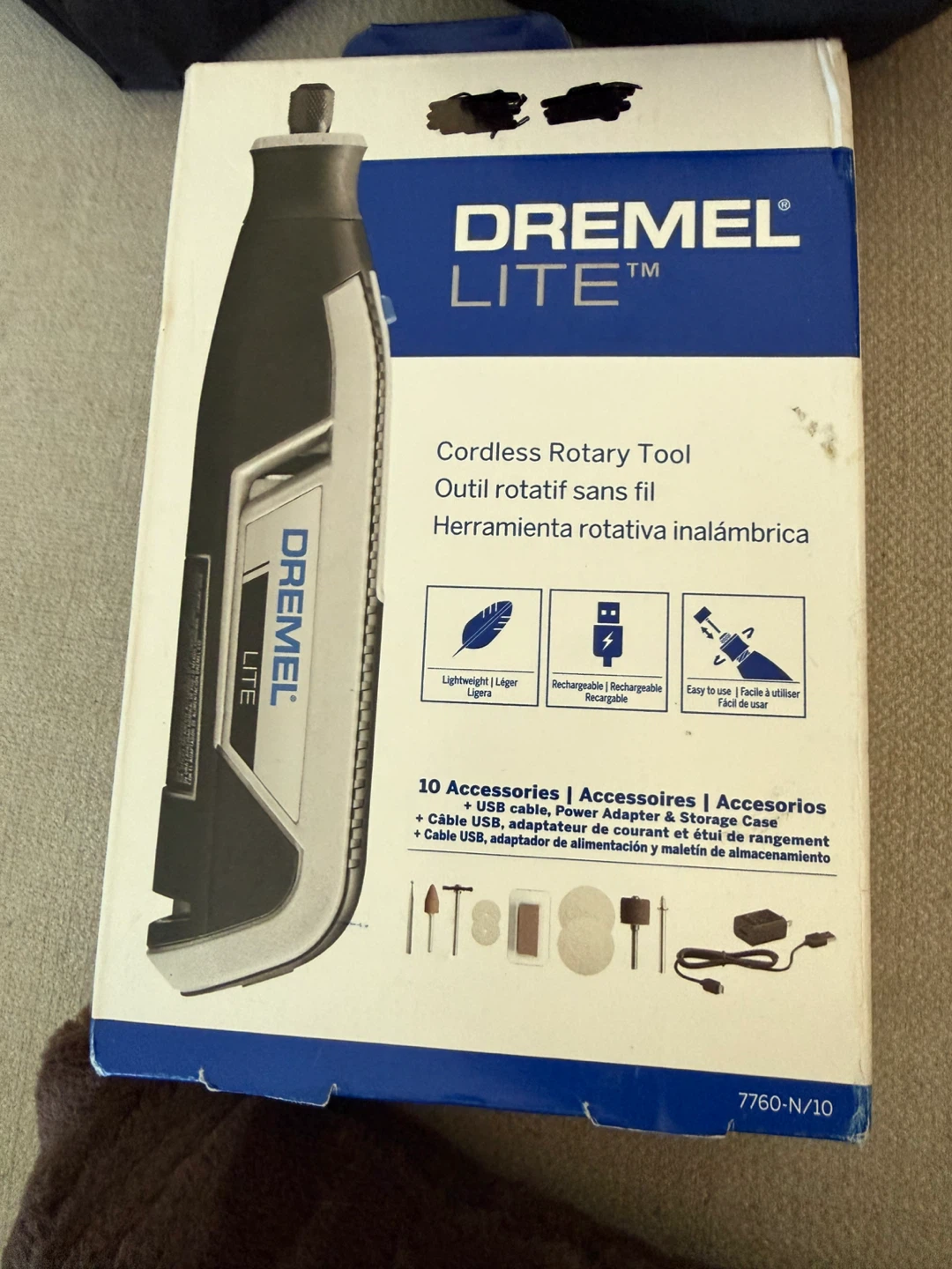 Dremel Lite Cordless Rotary Tool Kit with 10 Accessories