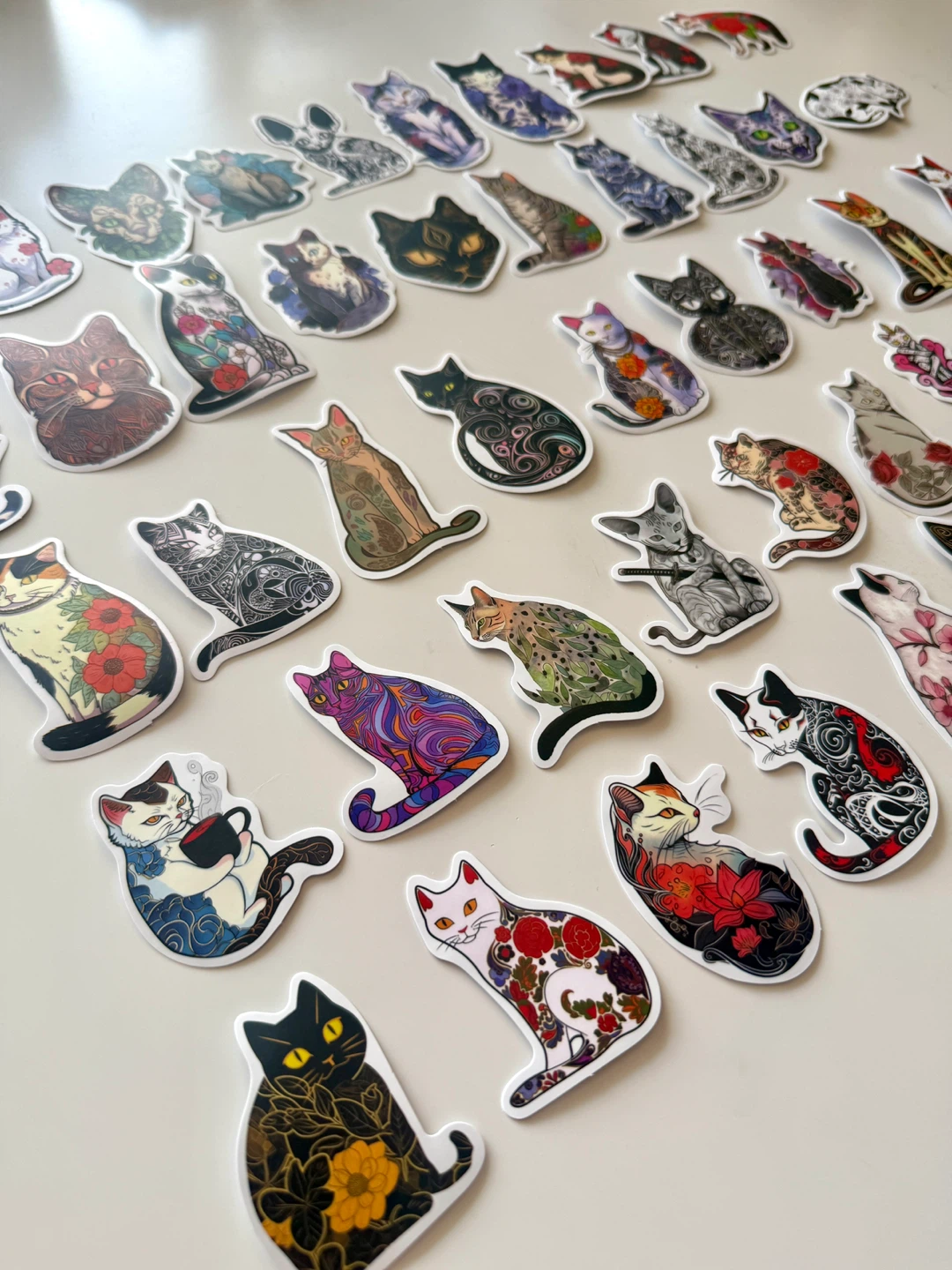 Assorted Cat Stickers 50 pieces - photo 3