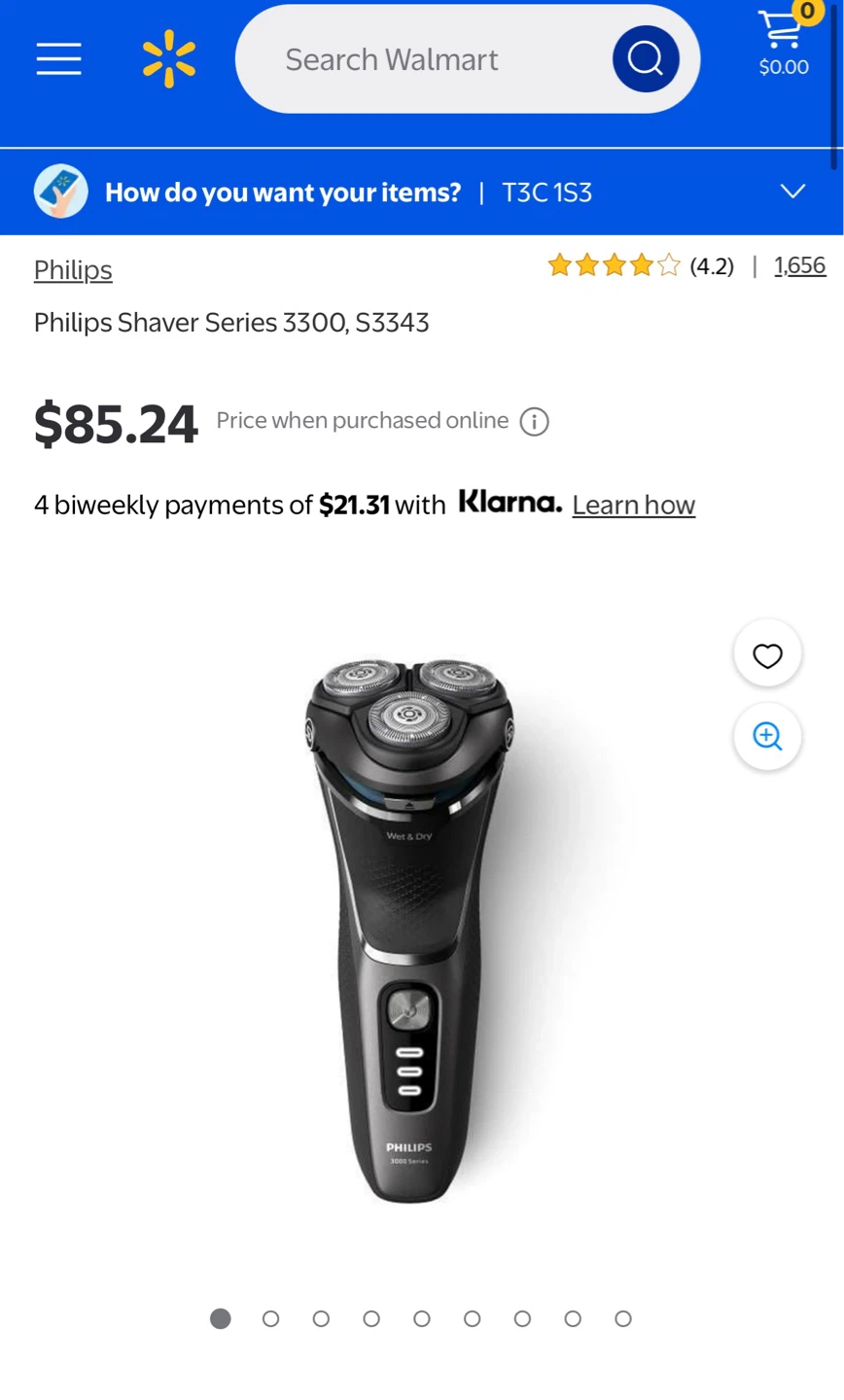 Philips Shaver Series 3300 Wet & Dry Electric Shaver S3343 - photo 3