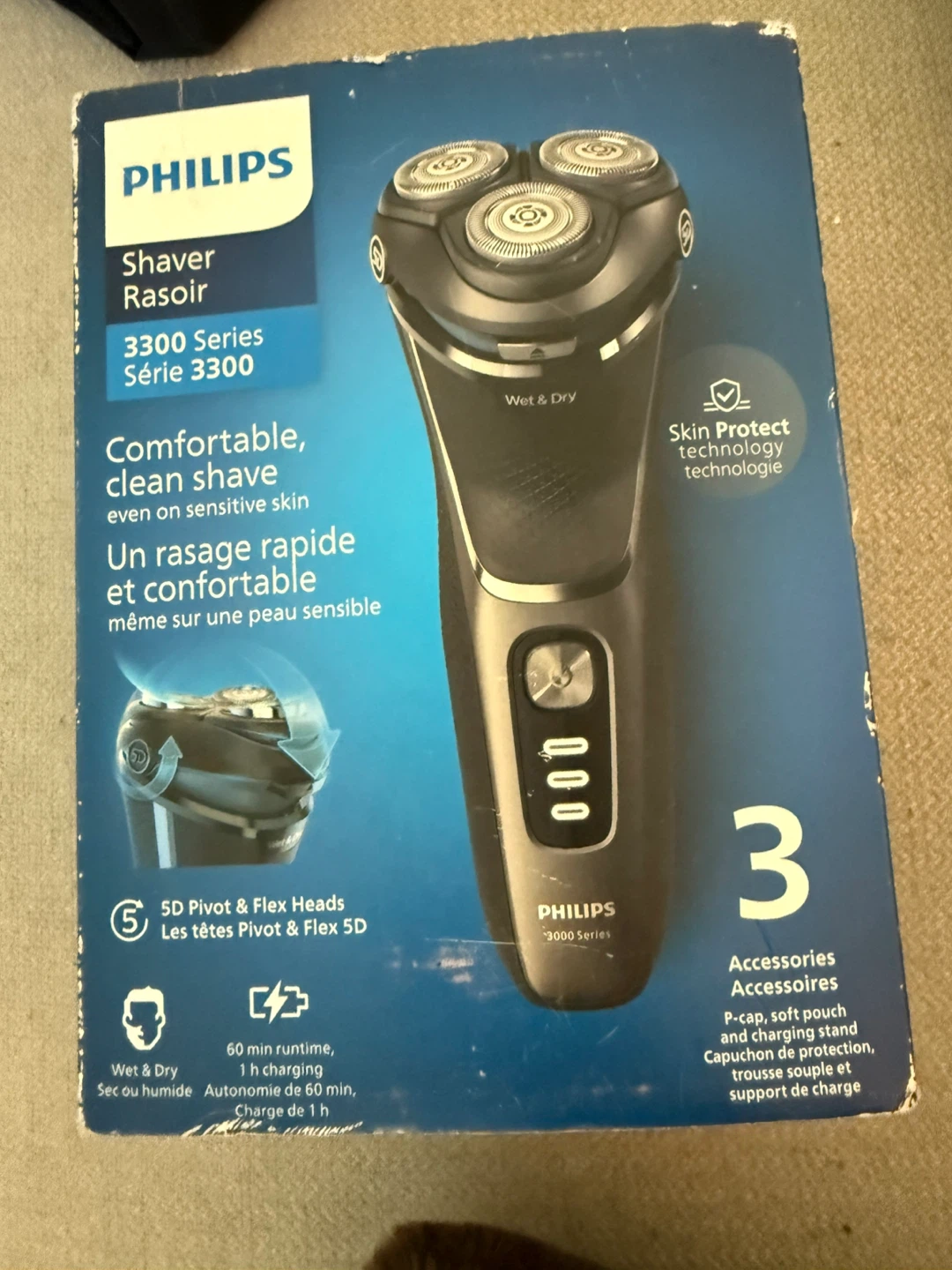 Philips Shaver Series 3300 Wet & Dry Electric Shaver S3343