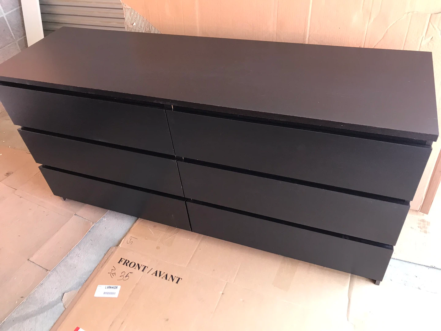 Ikea malm 6 drawers dresser