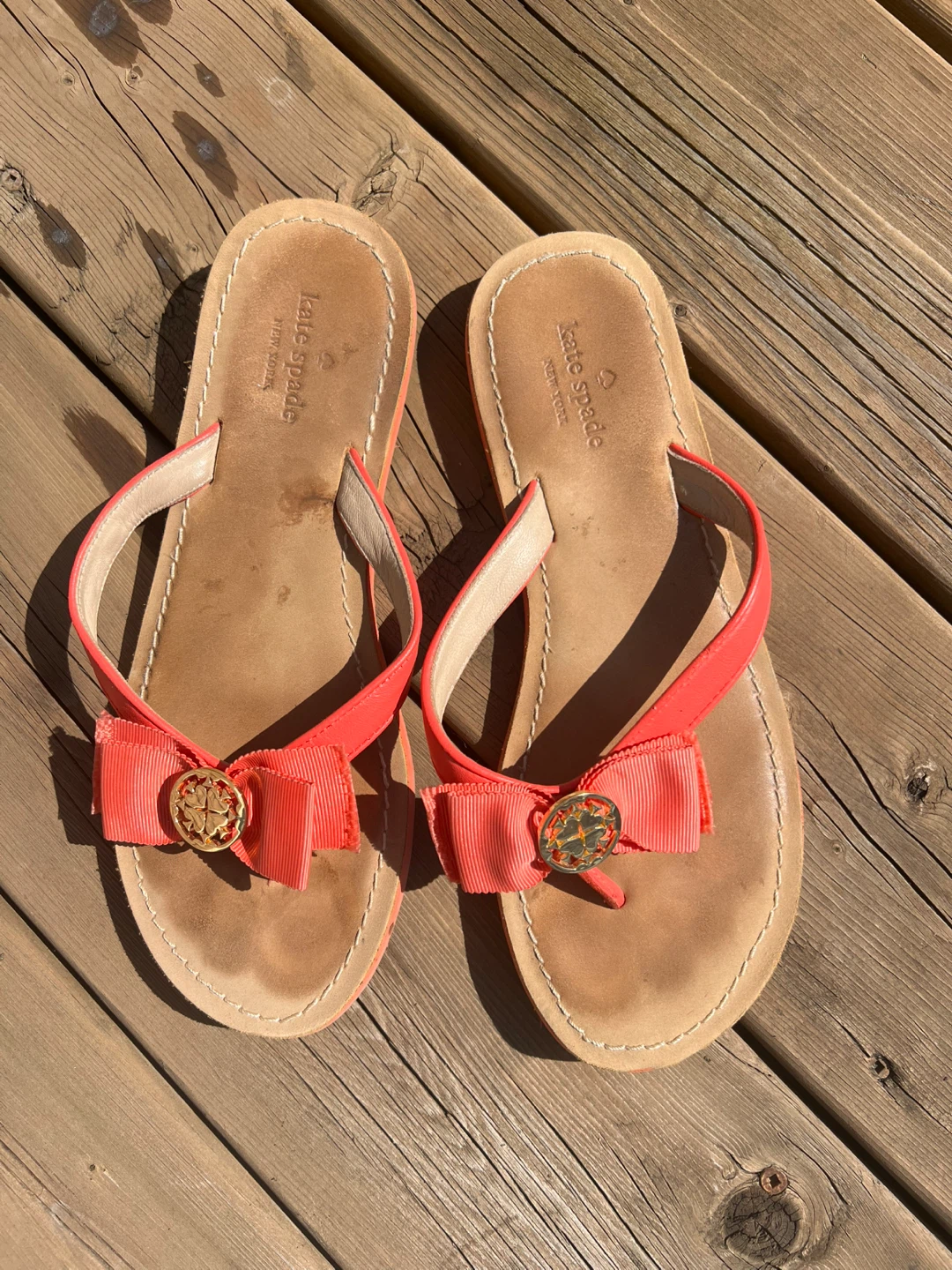 Kate spade flip flops size 8
