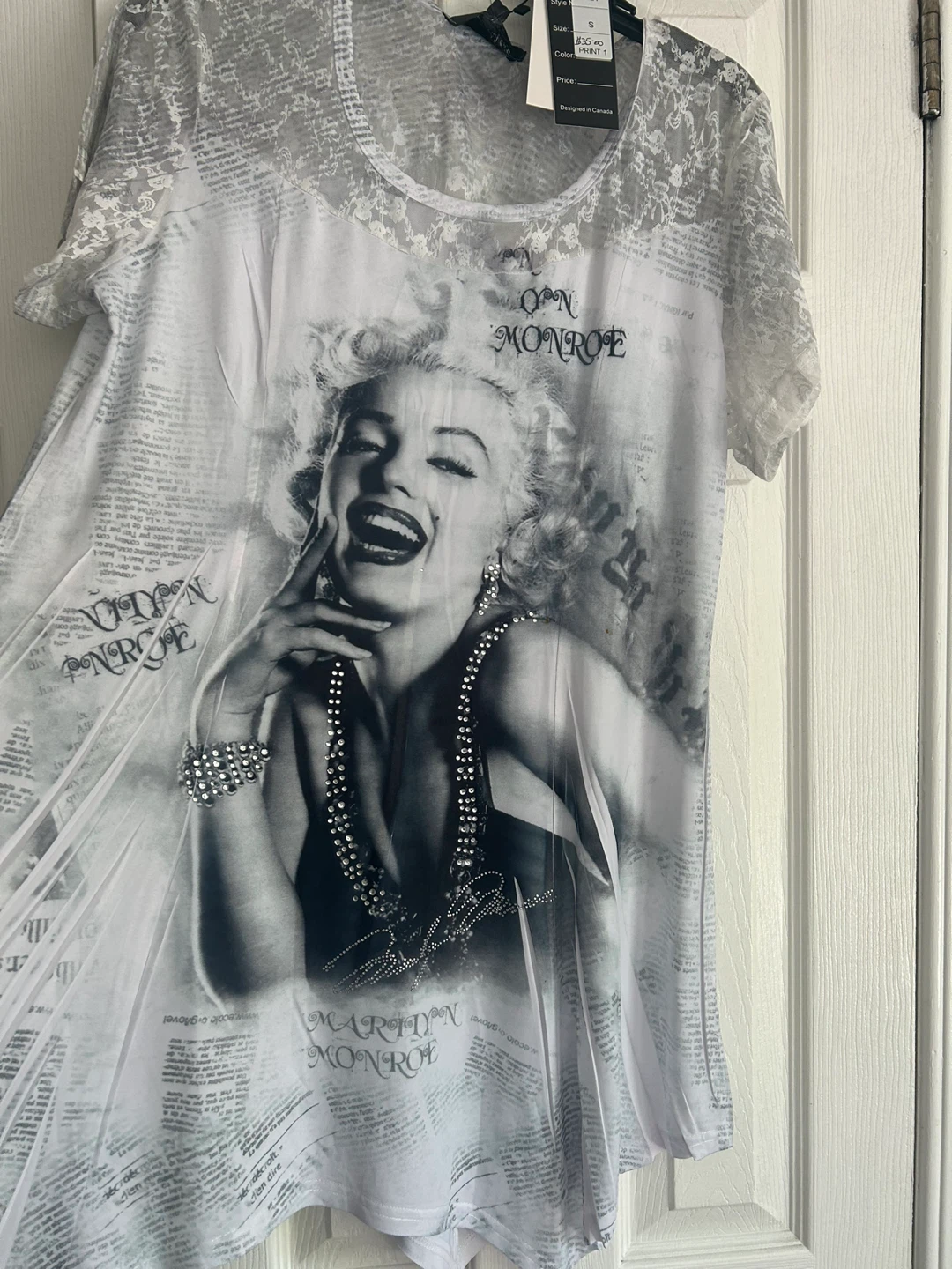Marilyn Monroe Graphic T-Shirt Size S - photo 2