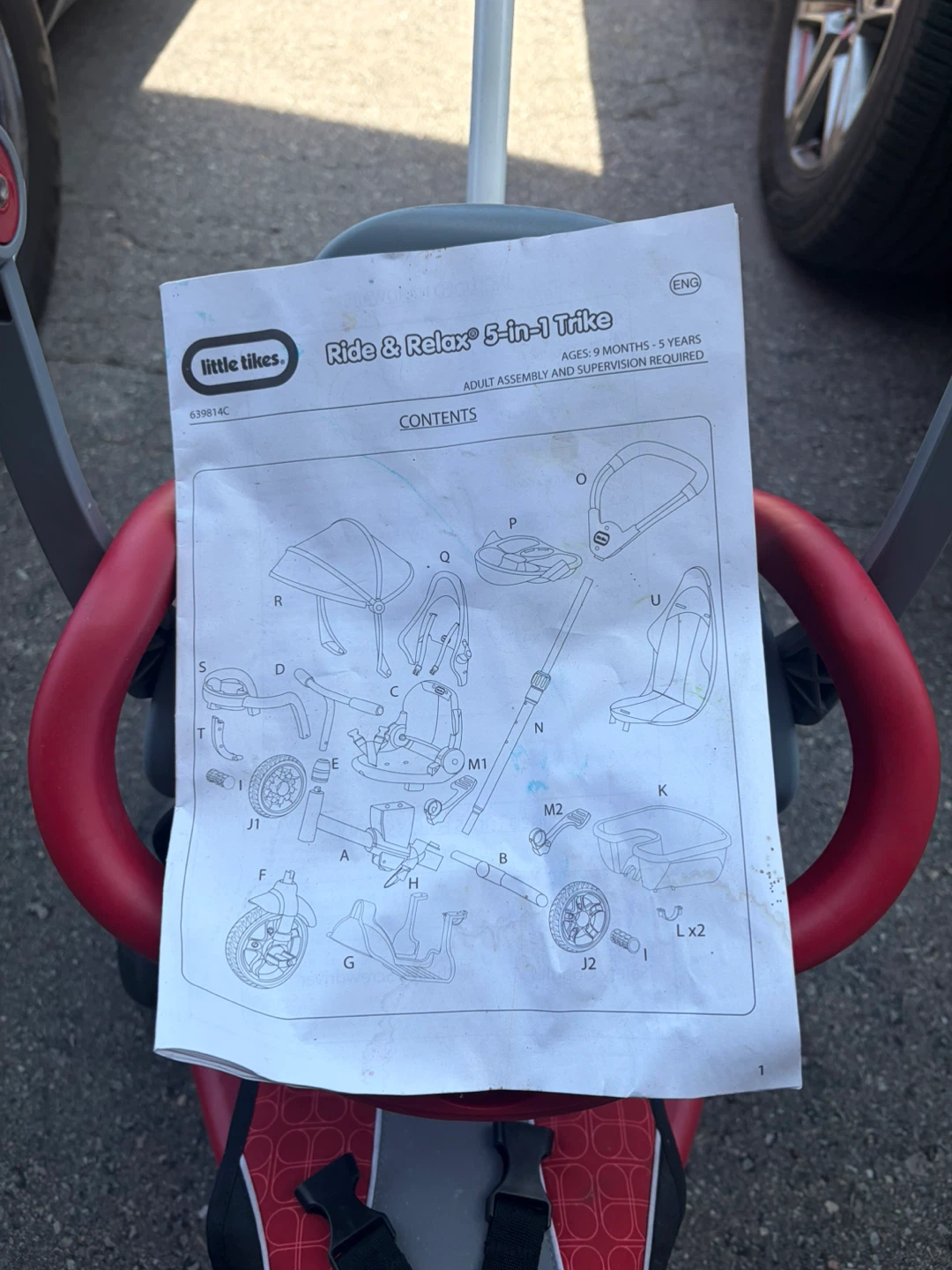 5 in 1 Learn to Ride Trike - photo 2