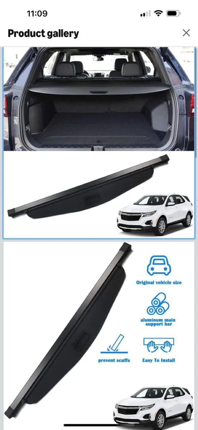 Cargo Cover for Chevrolet Equinox & GMC Terrain 2018-2026 🔥