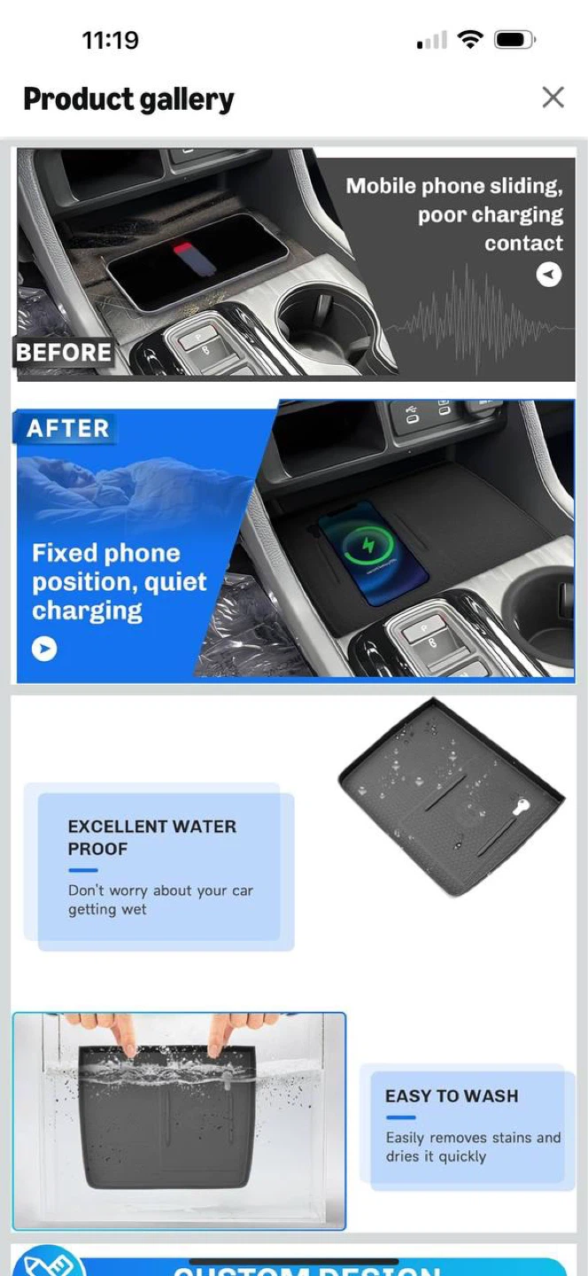 SXCY Center Console Organizer Set for Honda Passport 2026+ 🔥 - photo 3