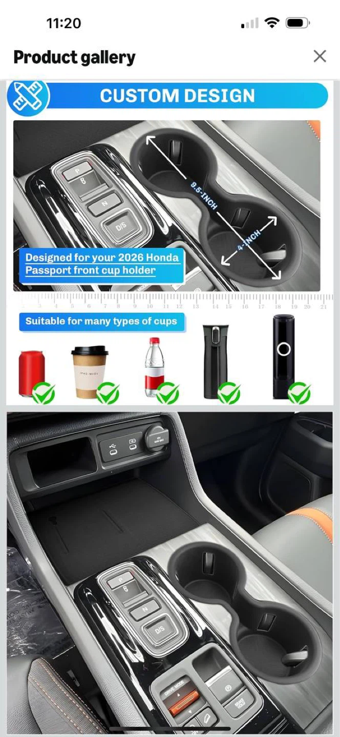 SXCY Center Console Organizer Set for Honda Passport 2026+ 🔥 - photo 4