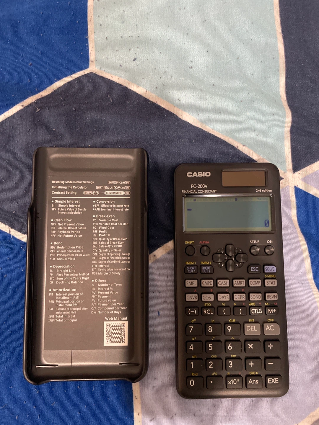 Casio FC-200V Financial Consultant Calculator