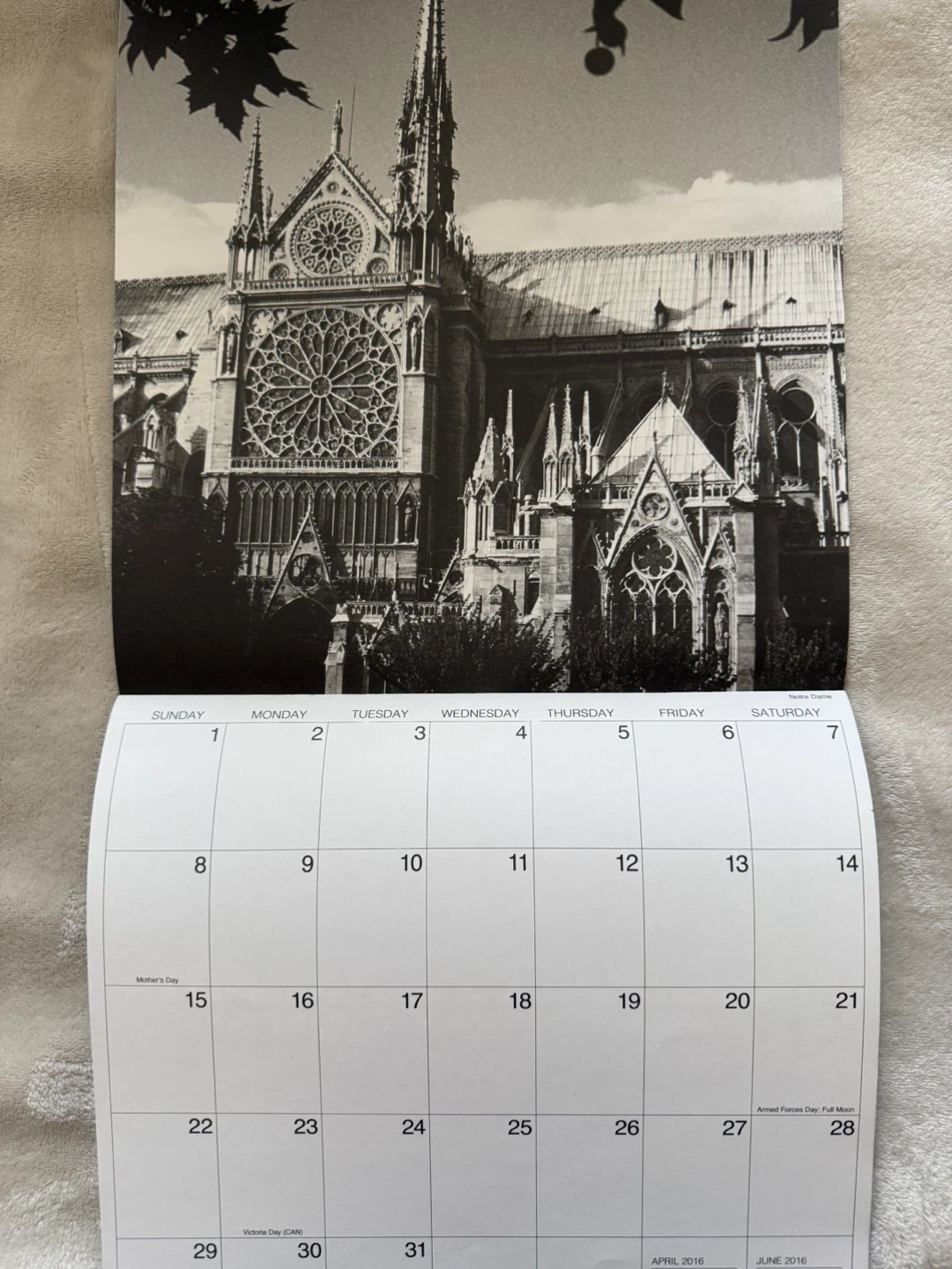 Paris 2016 Calendar - photo 3