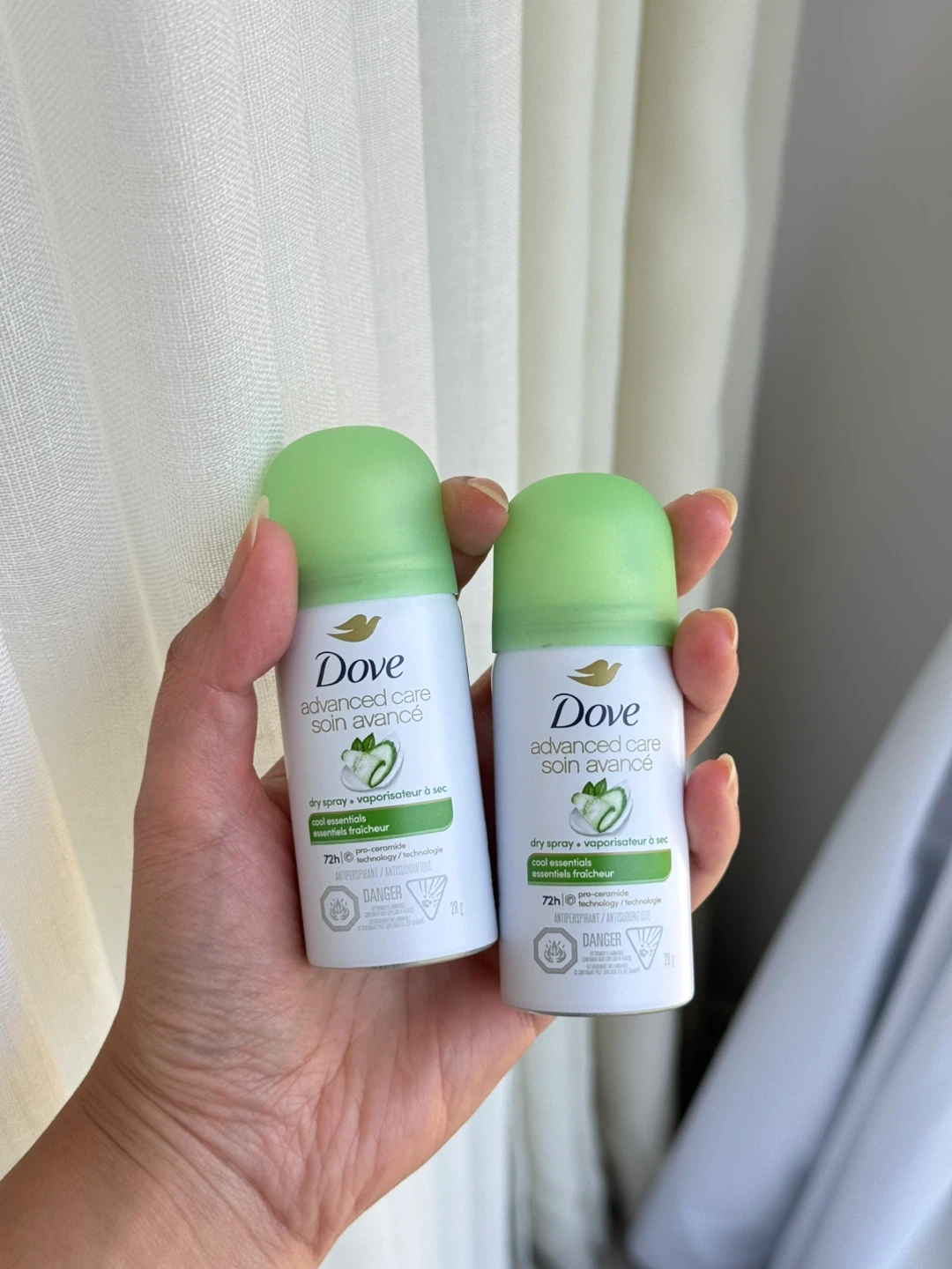 2 Dove Mini Antiperspirants