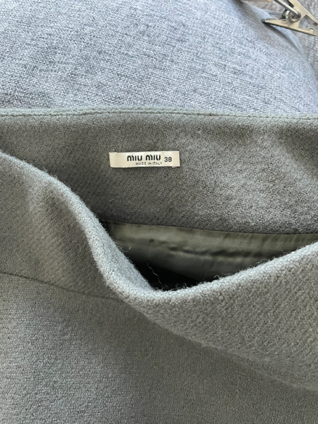 Miu Miu Wool Blend Skirt - photo 4
