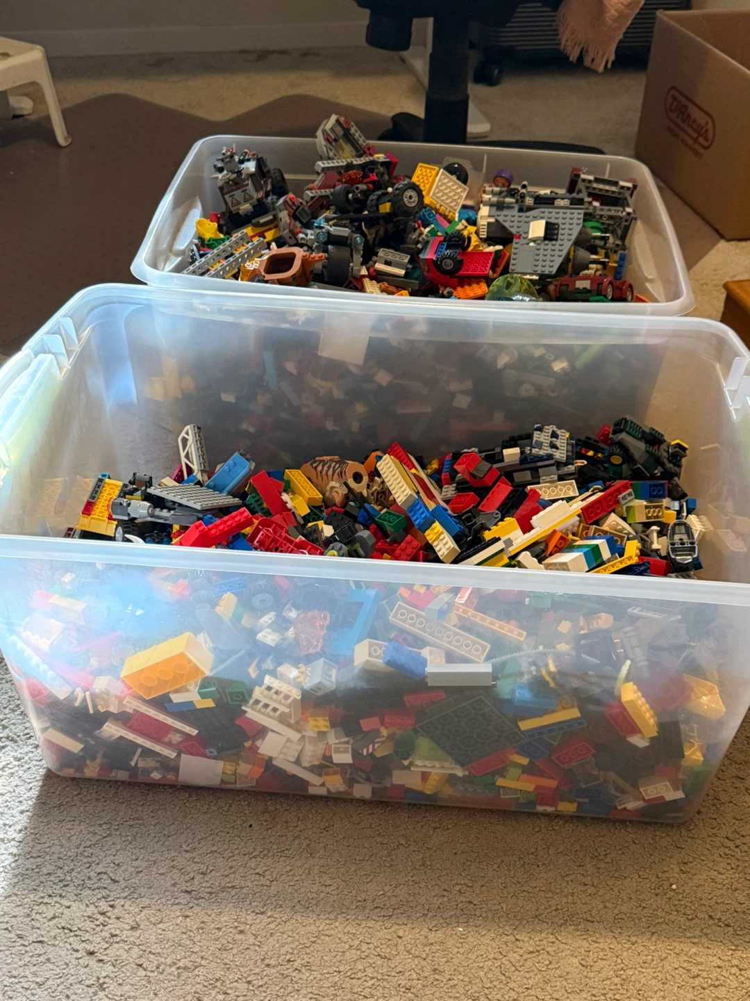 Large Tubs of Assorted LEGO Building Bricks - photo 2