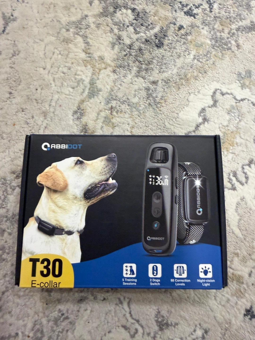 ABBIDOT T30 E-collar with Night-Vision LED Light